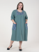 Платье "Сусанна" (ПГ-016) серо-зелёный (Иваново, Россия) — размеры 68