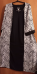 Платье "Антонина" черно-белый (Киргизия, разные фабрики) — размеры 72