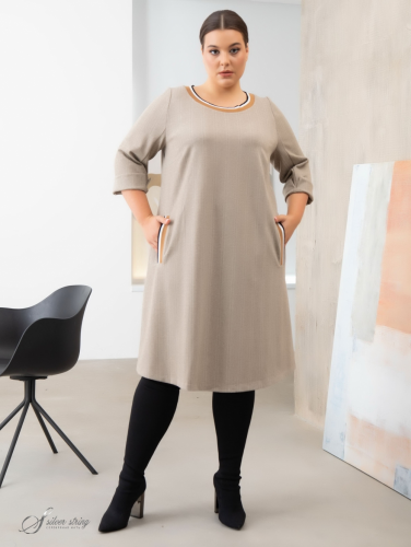 Платье (32551620-01-11) (Серебряная нить, Москва) — размеры 60, 62, 64, 66