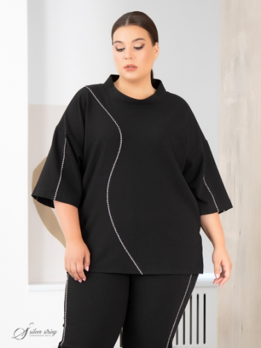 Блузка (32041568-01-02) (Серебряная нить, Москва) — размеры 58, 60, 64, 66