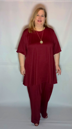 Костюм "Классика " ( бордо) (Smart-Woman, Россия) — размеры 60-62, 72-74, 76-78, 80-82