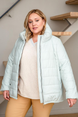 Куртка МЕНТОЛ (ОКВ22-004) холодная мята (TERRА XL, Москва) — размеры 60-62