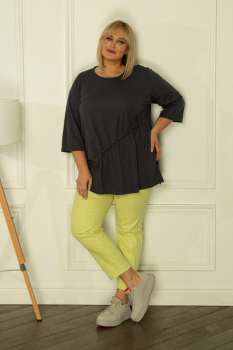 Туника "Миро", серый (ВК23-081) (TERRА XL, Москва) — размеры 60-62